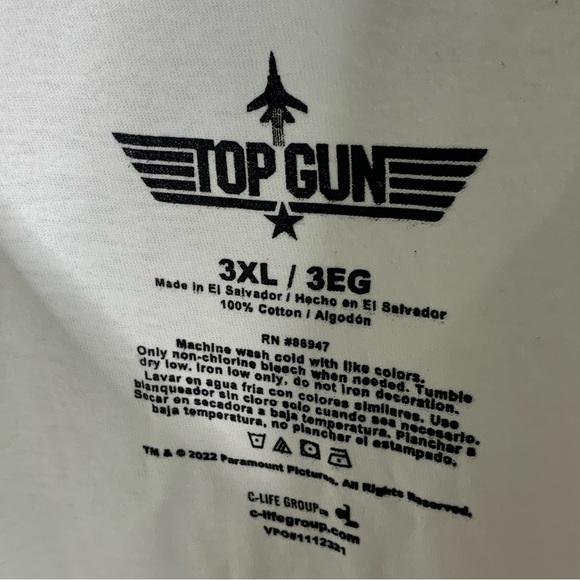 NWT Men’s Top Gun Graphic T-Shirt - Picture 9 of 9